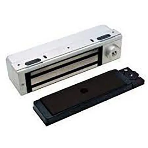 DynaLock 3101C-BPM-DSM 3101C Series Delay Egress Electromagnetic Lock for Single Outswing Door with Bypass Monitor and Door Status Switch, Satin Aluminum