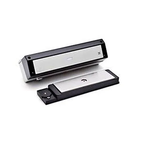 DynaLock 3101C-DSM-DYN Series Delay Egress Electromagnetic Lock for Single Outswing Door with Door Status Switch and Dynastat Force Sensor, Satin Aluminum