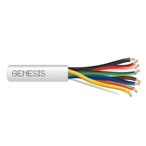 Genesis 31171012 18/8 Stranded Unshielded Cable, Plenum, CMP, FT6, 1000' (304.8 m) Reel, Natural