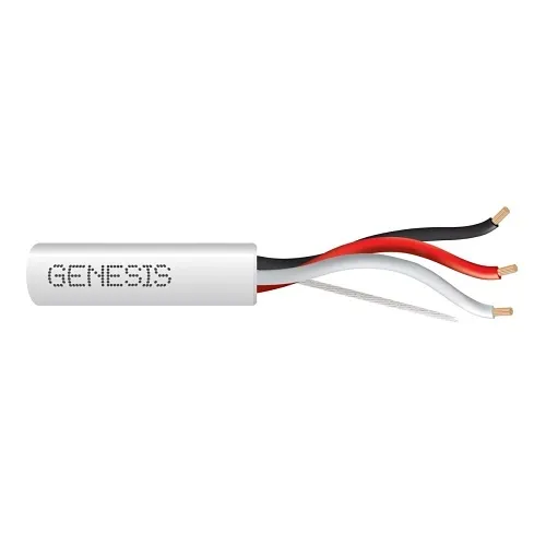 Genesis 31261112 18/3 Stranded Unshielded Cable, Plenum, CMP, FT6, 1000' (304.8 m) Pull Box, Natural