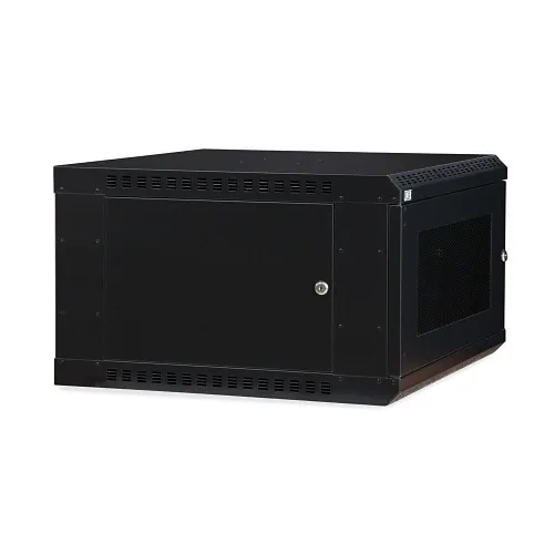 Kendall Howard 3142-3-001-06 LINIER Fixed Wall Mount Cabinet, Vented Door, 6U