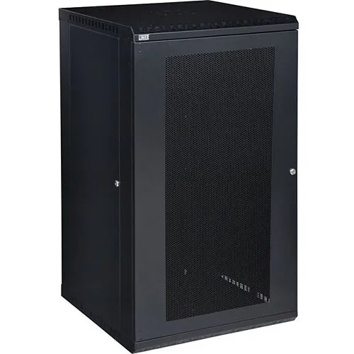 Kendall Howard 3142-3-001-22  22 RU LINIER Fixed Wall Mount Cabinet with Glass Door