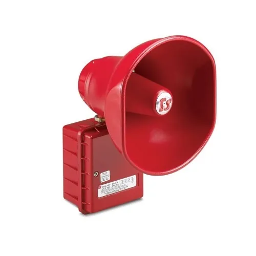 Federal Signal 314GCX-024R Selectone 30WAlified Speaker, Explosion-Proof, Red