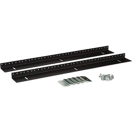 Kendall Howard 3150-3-002-12 LINIER Mounting Rail Kit for Cabinet, Black Powder Coat