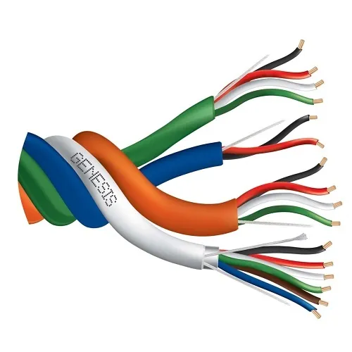 Genesis 31955099 22/6 Stranded Shielded + 22/4 Stranded + 22/2 Stranded + 18/4 Stranded Profusion Access Control Cable, Plenum, CMP, FT6, 500' (152.4 m) Reel, Unjacketed