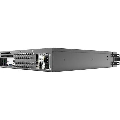 Exacq 3208-24T-R2A exacqVision A-Series 96-Channel Hybrid Video Recorder, Eight IP Cameras Licenses (64 Max) and 32 Analog, 2U, 24TB HDD