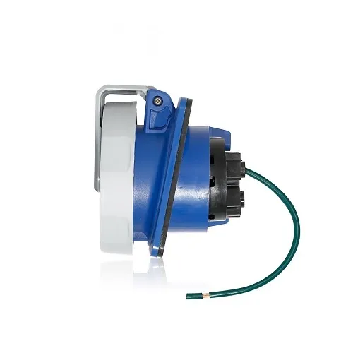 Leviton 320R6WLEV 20A Pin and Sleeve Receptacle, Blue