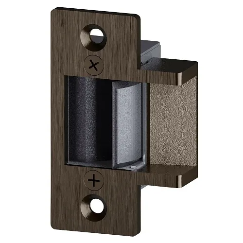 Trine 3234LC-10B 3000 Series Electric Strike, 12/24VAC/DC, Fail Secure, 2-3/4" x 1-1/8" Faceplate, Oil Rubbed Bronze