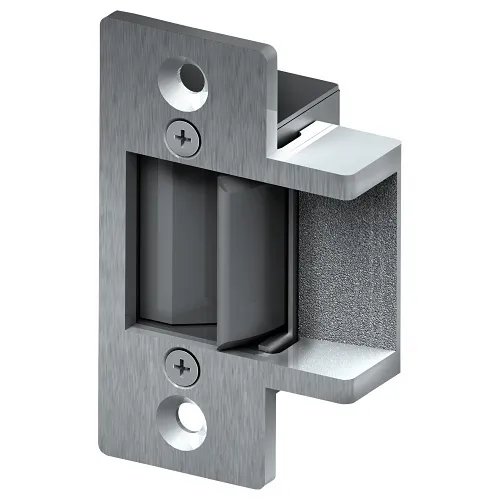 Trine 3234LC-26D 3000 Series Electric Strike, 12/24VAC/DC, Fail Secure, 2-3/4" x 1-1/8" Faceplate, Satin Chrome