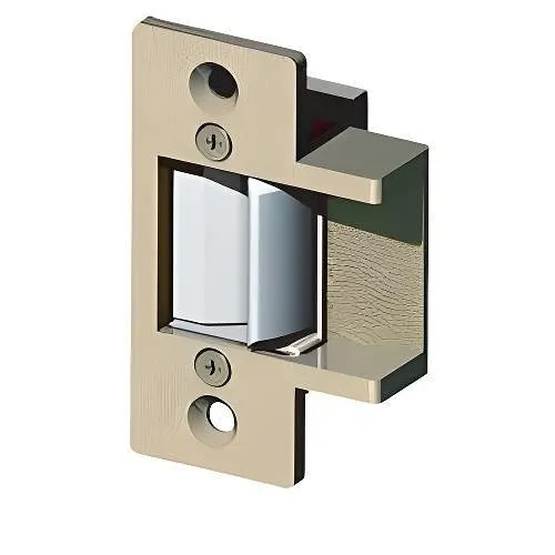 Trine 3234WRS-26D 3000 Series Electric Strike, 12/24VAC/DC, Fail Safe, 3-3/4" x 1-1/4" Faceplate, Satin Chrome