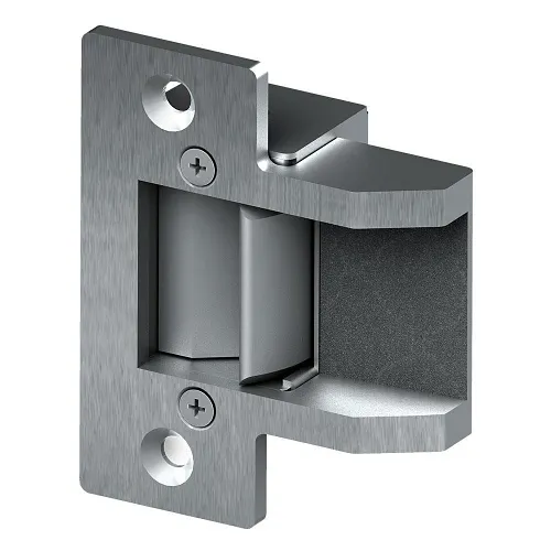 Trine 3234X-375RS-26D 3000 Series Electric Strike, 12/24VAC/DC, Fail Safe, 2-3/4" x 1-1/8" Faceplate, 3/8" Extended Lip, Satin Chrome