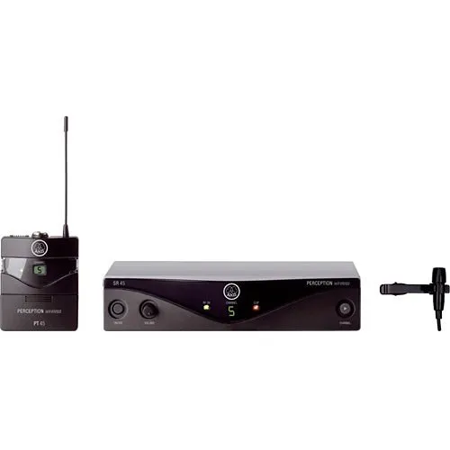 AKG 3249H00010 Perception Wireless 45 Presenter Set Band-A, High-Performance Wireless Microphone System