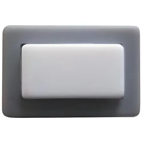 Alpha 3301PB Jeron Push Button, Grey/White