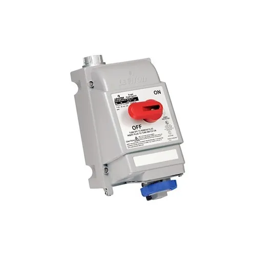 Leviton 330MI6W Non Fused Mechanical Interlock Enclosure 30A 240V