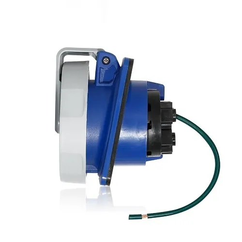 Leviton 330R6WLEV Pin and Sleeve Receptacle, 30A, Blue