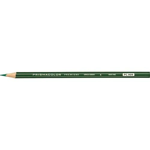 Prismacolor 3340 Premier Soft Core Colored Pencil, 909 Grass Green