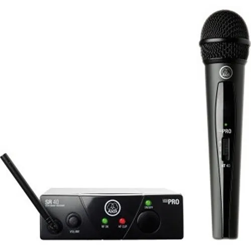 AKG WMS40 Mini Single Vocal Set Wireless Microphone System, Band US25-A