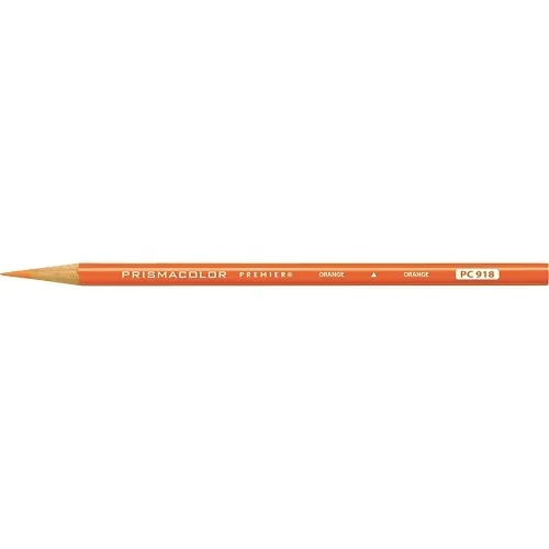 Prismacolor 3348 Premier Soft Core Colored Pencil, 918 Orange