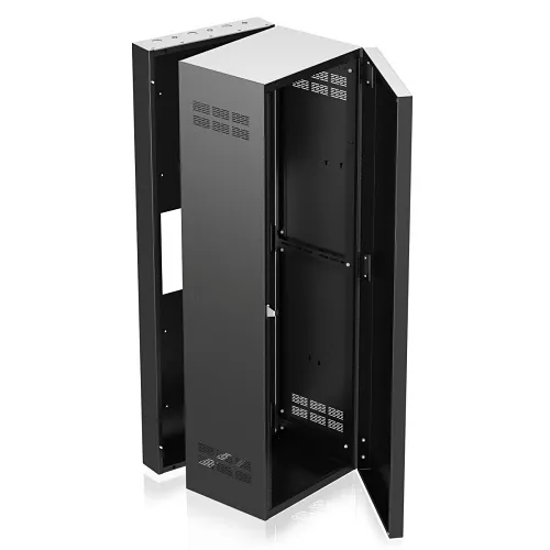 AtlasIED 335-15 19" Wide Opening Stand-Alone Wall Cabinet with Adjustable Rails, 15" D Center Section, 35U RMS
