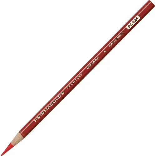 Prismacolor 3353 Premier Soft Core Colored Pencil, 924 Crimson Red