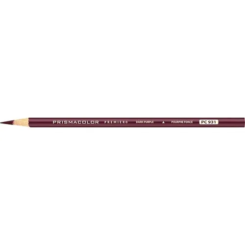 Prismacolor 3359 Premier Soft Core Colored Pencil, 931 Dark Purple