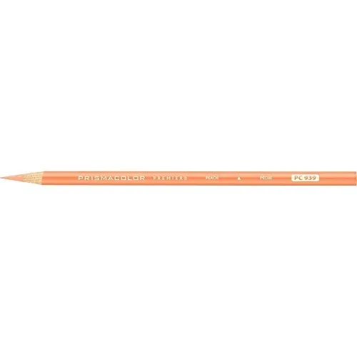 Prismacolor 3366 Premier Soft Core Colored Pencil, 939 Peach