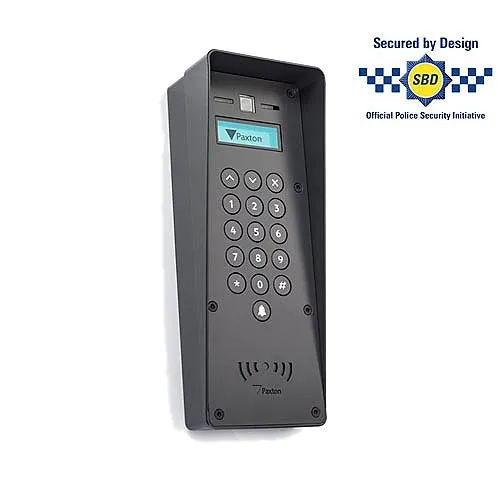 Paxton 337-410-US Entry Standard Panel, Surface Mount Door Entry System with Rain Hood for Standalone Net2 or Paxton10