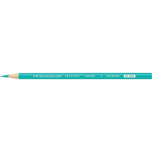 Prismacolor 3380 Premier Soft Core Colored Pencil, 992 Light Aqua