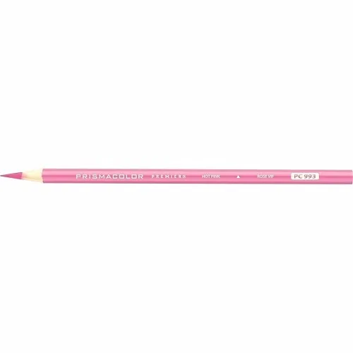 Prismacolor 3381 Premier Soft Core Colored Pencil, 993 Hot Pink