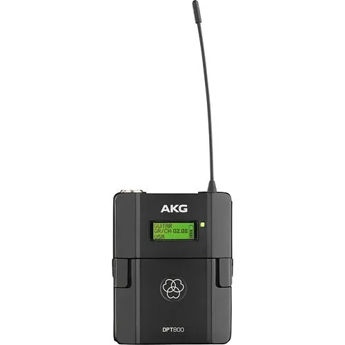 AKG DPT800 Digital Wireless Body-Pack Transmitter 550.1 MHz 662.9 MHz, Black