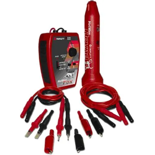 Triplett 3388 Fox and Hound HotWire Live Wire Tone and Probe Kit, 120/220VAC