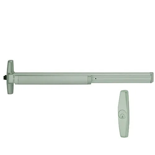 Von Duprin 33A-NL-OP-US26D-3'-L/TRIM-388- 33A Series with Night Latch Rim Panic Exit Device, Satin Chrome