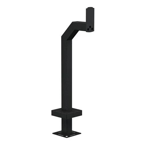 Pedestal Pro 33PE1-2NIP-02-CRS 42" Heavy Duty Gooseneck Pedestal for 2NIP Base, Black