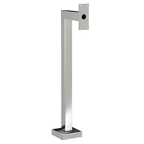 Pedestal Pro 33PE1-DOOR-01-304 Access Control Mounting Post, 45-Inch Stainless Steel Pedestal