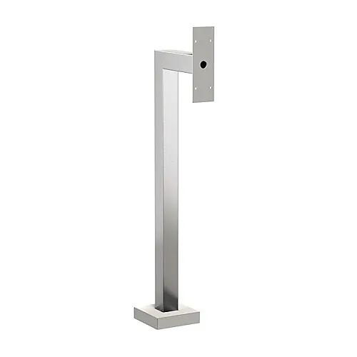 Pedestal Pro 33PE1-DOOR-02-304 Access Control Mounting Post, 45" Stainless Steel Pedestal with Brushed Finish