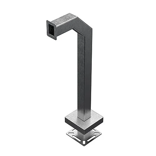 Pedestal Pro 33PE1-PPRO-01-304 Access Control Mounting Post, 42" Stainless Steel Pedestal, Fits Single Gang Faceplate, Outdoor Use