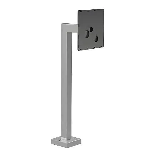 Pedestal Pro 33PED-MVI-001-304 Access Control Mounting Post, 45-Inch, 304 Stainless Steel with 12-Inch Neck