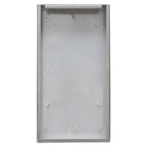 Comelit 3462/6 Wall Housing for Wall-Mounted Entrance Panels 3ONE6 Analog, Touch and Sense, Stainless Steel
