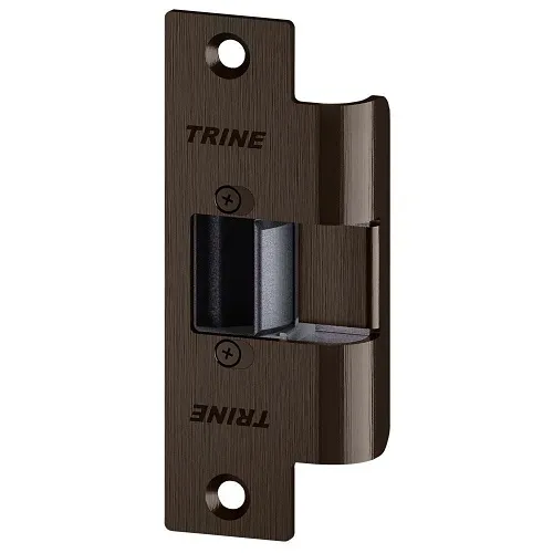 Trine 3478-24DC-10B 3000 Series Electric Strike Release, Fail Secure, 4-7/8"x1-1/4", 24VDC, Dark Bronze