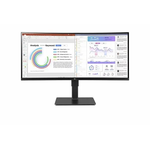 LG Pro 34BQ77QE-B 34-Inch Curved IPS Video Monitor, 3440 x 1440, 21:9 Aspect Ratio