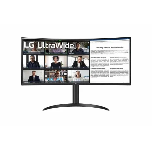 LG Pro 34BR55QC-B 34" IPS WQHD Monitor with HDR10, sRGB 99%, USB Type-C, Reader Mode and Flicker Safe