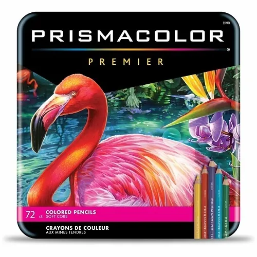 Prismacolor 3599TN 72 Count Tin Prisma Primer, 72-Pack, Translucent