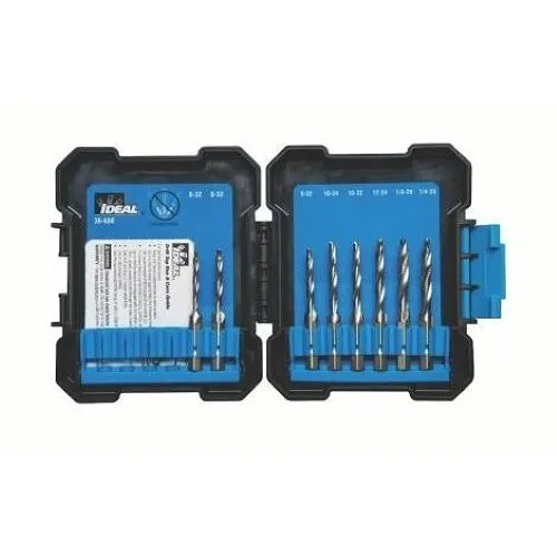 IDEAL 36-600 Standard Drill And Tap 8-Piece Kit