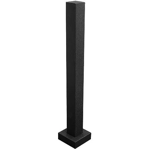 Pedestal Pro 36-LP-BLK 36" Black Powder Coated Photo Eye Pedestal