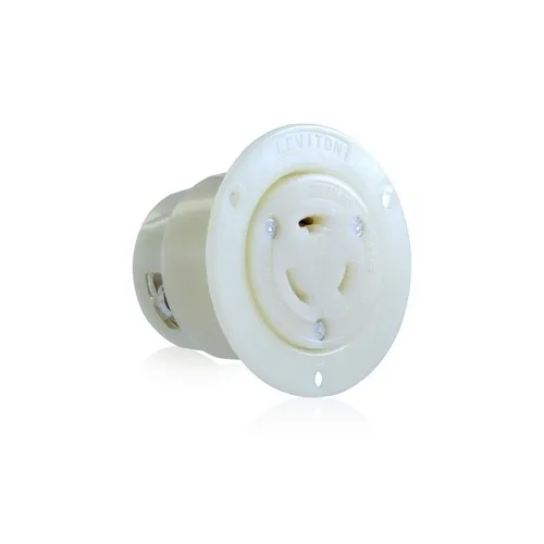 Leviton 3756 Outlet Flange 2-Pole 3-Wire L24-20R 20A 347VAC