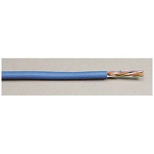 Comtran 38600 1000' (304.8 m) CAT6e CMP Bulk Cable, 4-Pair UTP, Solid Copper, Riser-Rated, Blue