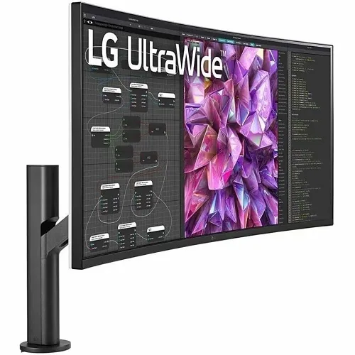 LG Pro 38BQ88C-W 38" Curved Video Monitor, 3840x1600 Resolution, 21:9 Aspect Ratio, USB Connectivity