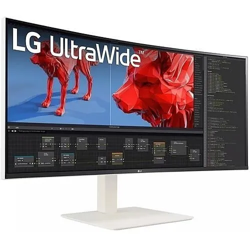 LG Pro 38BR85QC-W 38-Inch Curved Video Monitor, 3840 x 1600 IPS Panel, 21:9 Aspect Ratio