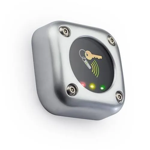 Paxton 390-747-US PROXIMITY Metal Reader for Net2 or Switch2, Satin Chrome