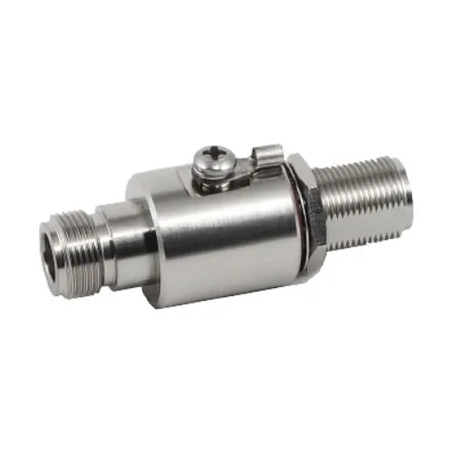 Potter ERCES 3996042 Coaxial Lightning Arrestor Protector, Silver